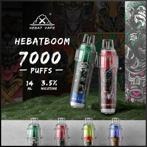 Hebat 喜貝7000口 一次性抛棄式電子煙 最低價只要每支200元‼️